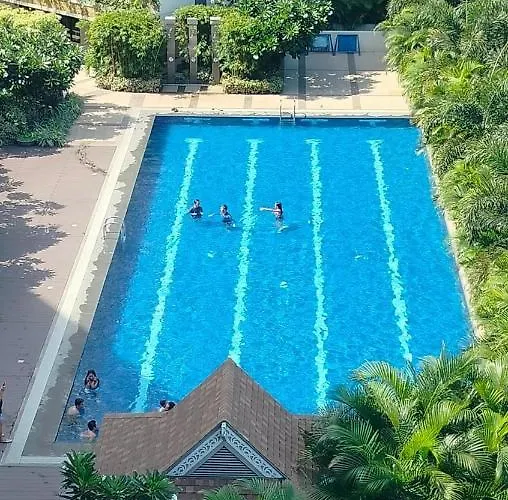 Alea Residences Near Airport And Moa! Cozy Place With Main Street And Bay View Apartment